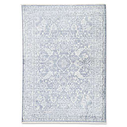 Jaipur Living Floral Handcrafted Area Rug in Blue/White