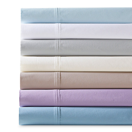 Alternate image 1 for Madison Park 200-Thread-Count Peached Percale Cotton Sheet Set
