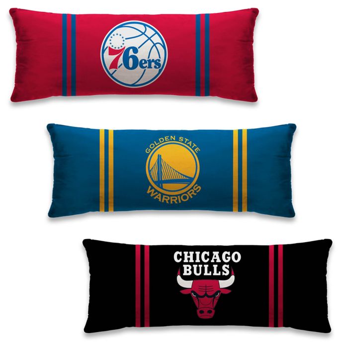 NBA Microplush Logo Body Pillow | Bed Bath & Beyond