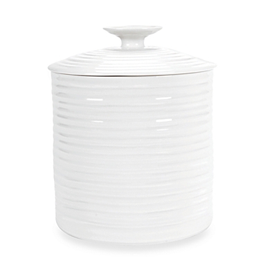 Sophie Conran for Portmeirion&reg; Large Canister in White. View a larger version of this product image.