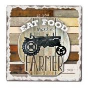 CounterArt&reg; 4-Piece Farmhouse Square Coaster Set