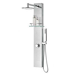 ANZZI™ Coastal Full Body Shower Panel System in Brushed Stainless Steel