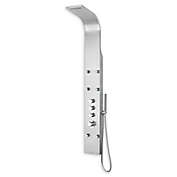 ANZZI&trade; Fontan Full Body Shower Panel System in Brushed Stainless Steel