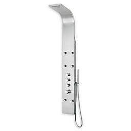 ANZZI™ Fontan Full Body Shower Panel System in Brushed Stainless Steel