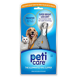 peti care™ Illuminated Pet Nail Clipper in White