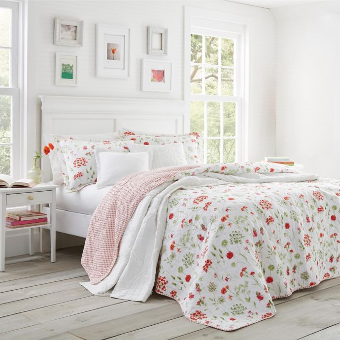 Laura Ashley Libby Reversible Quilt Set Bed Bath Beyond