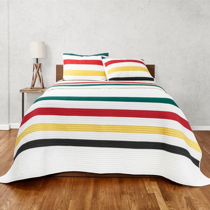 Pendleton Glacier Stripe Quilt Bed Bath Beyond