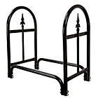 Alternate image 0 for Pure Garden Fireplace Log Rack with Finials in Black