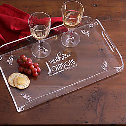 All Seasons Personalized Acrylic Serving Tray