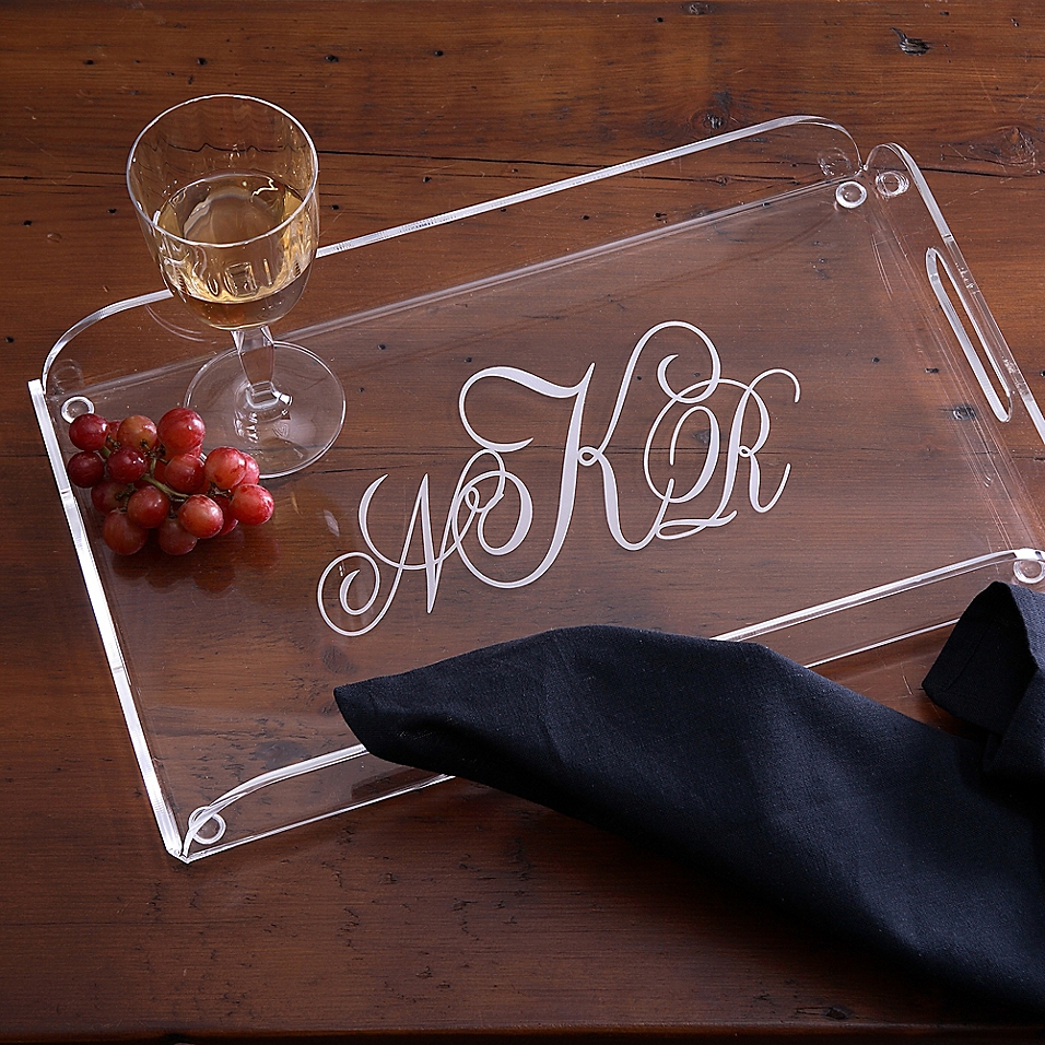 Blessed Acrylic Serving Tray