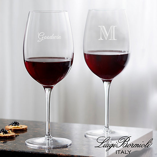 Alternate image 1 for Luigi Bormioli Crescendo SON.hyx® Personalized Bordeaux Wine Glass