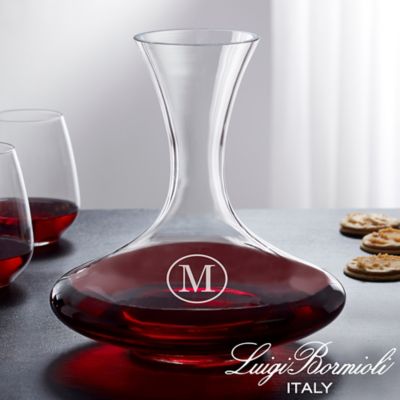 Luigi Bormioli Crescendo Personalized 68 oz. Captain&#39;s Wine Decanter