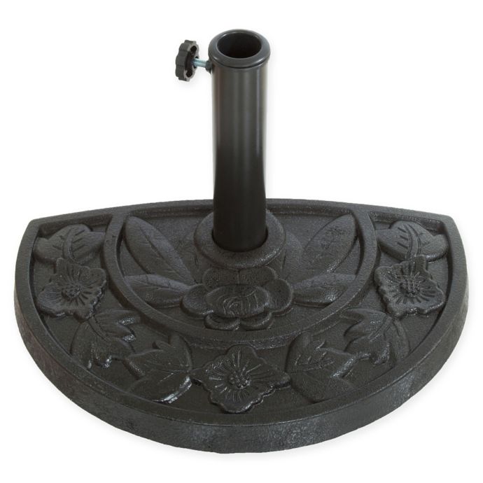 Pure Garden Half Round Umbrella Base Bed Bath Beyond