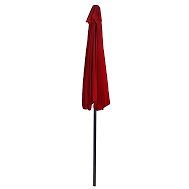 Pure Garden 9-Foot Half Round Aluminum Market Umbrella. View a larger version of this product image.