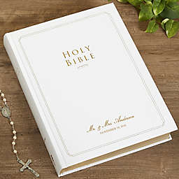 New International Version Family Holy Bible in White