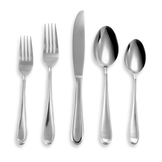 Hampton Clark 20Piece Flatware Set Bed Bath and Beyond Canada