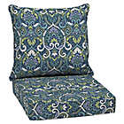 Alternate image 0 for Arden Selections&trade; Aurora Damask 2-Piece Outdoor Deep Seat Cushion Set in Sapphire