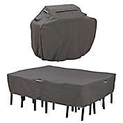 Classic Accessories&reg; Ravenna&reg; Grill and Patio Table and Chair Cover Set in Dark Taupe