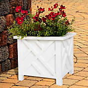 Pure Garden Box Plant Holder in White