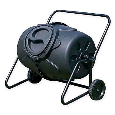 Koolscape 50-Gallon Wheeled Tumbling Composter in Black. View a larger version of this product image.