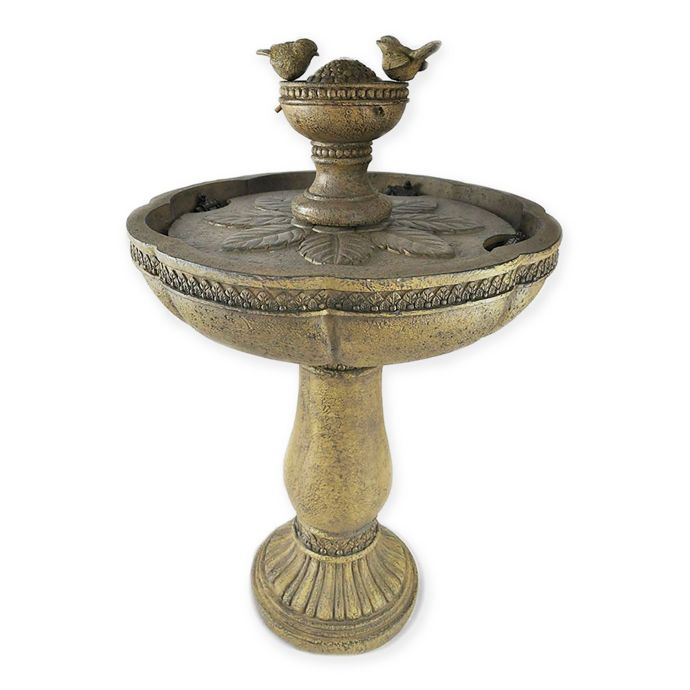 Yeiser Serena™ Dancing Waters Cordless Outdoor Fountain in Bronze Bed