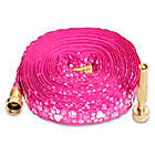 Alternate image 0 for Yeiser 50&#39; HydroHose in Pink Pawprint with Adjustable Brass Nozzle