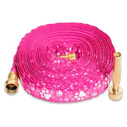 Yeiser 50' HydroHose with Adjustable Brass Nozzle