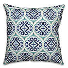 Alternate image 0 for Designs Direct Watercolor Medallion Indoor/Outdoor Square Throw Pillow in Turquoise/Blue