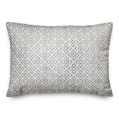 - Grey KAVKA Designs El Dorado Light Grey Indoor-Outdoor Pillow, TELAVC1008OD20 Size: 20X20X6 - 