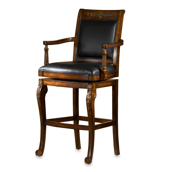 Hillsdale Douglas Swivel Stool in Cherry Bed Bath & Beyond