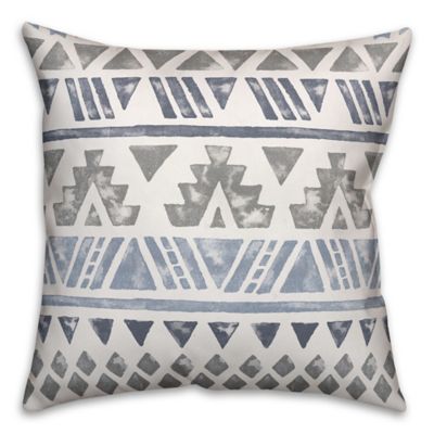 black and blue pillows