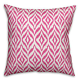 Designs Direct Summer Ikat Indoor/Outdoor Square Throw Pillow