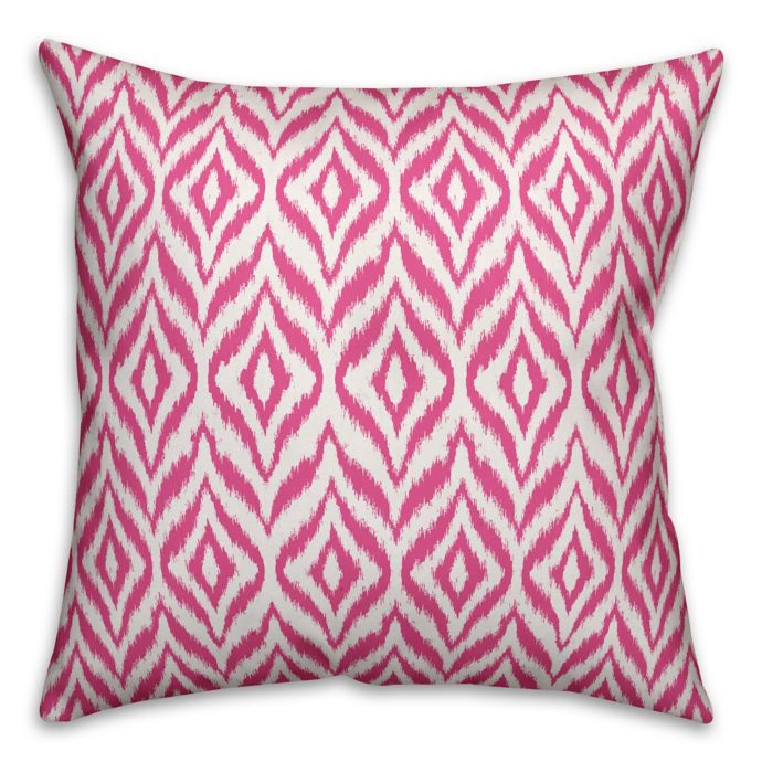 Designs Direct Summer Ikat Indoor/Outdoor Square Throw ...