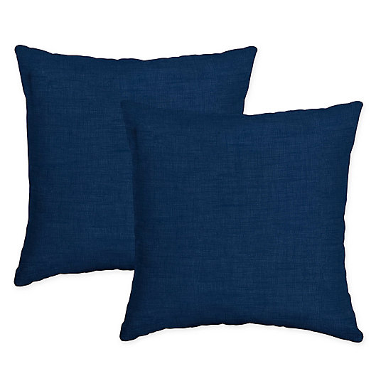 Alternate image 1 for Arden Selections™ Leala Square Outdoor Throw Pillows (Set of 2)