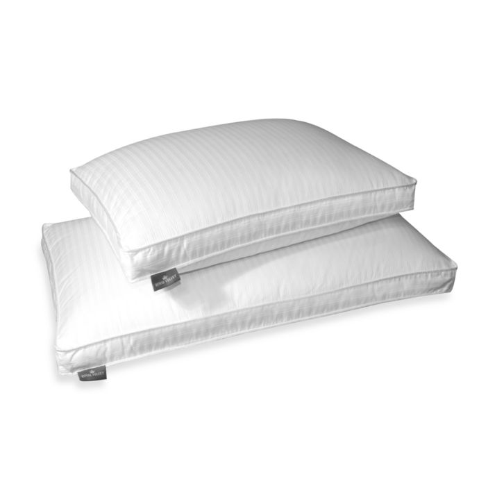  Royal  Velvet   Level 3 King White Down Pillow  Bed Bath 