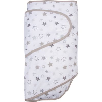 Miracle Blanket&reg; Stars Swaddle Blanket in Grey