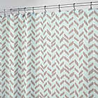 Alternate image 2 for InterDesign&reg; Nora Shower Curtain in Taupe