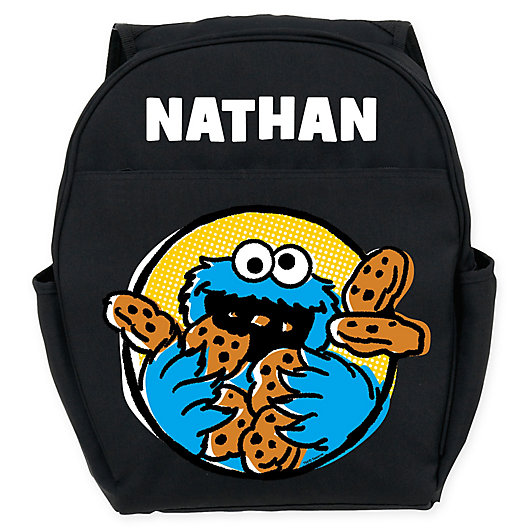 Alternate image 1 for Sesame Street® Cookie Monster Backpack in Black
