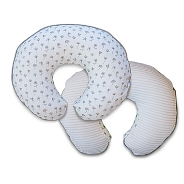 Boppy&reg; Organic Cotton Nursing Pillow Cover in Pink Field Flowers. View a larger version of this product image.