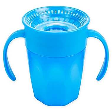 Dr. Brown&rsquo;s&reg; Milestones Cheers360 7 fl. oz. Transition Cup with Handles in Blue. View a larger version of this product image.