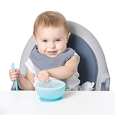 Bumkins® Silicone First Feeding Set with Lid & Spoon | Bed Bath 