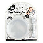 Alternate image 6 for Bumkins&reg; Silicone First Feeding Set with Lid &amp; Spoon in Marble