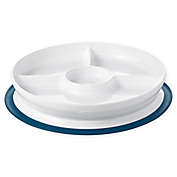 OXO Tot&reg; Stick & Stay Divided Plate in Navy