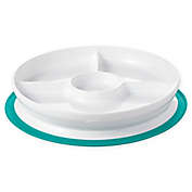 OXO Tot&reg; Stick & Stay Divided Plate in Teal