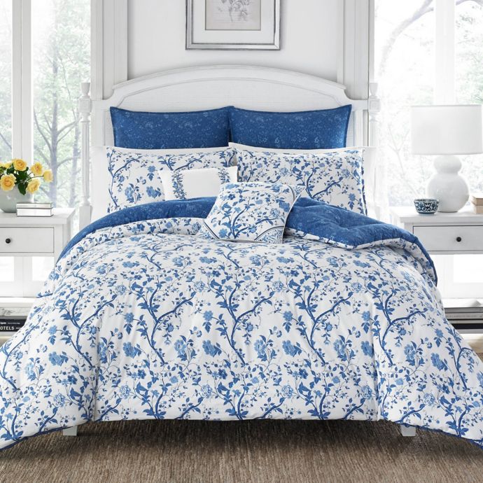 Laura Ashley Elise China Duvet Cover Set Bed Bath Beyond