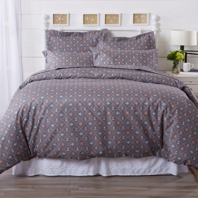 Great Bay Home St Croix Coastal Duvet Cover Set Bed Bath Beyond