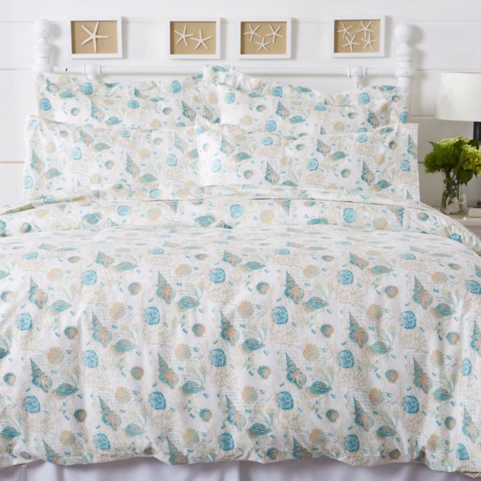 Great Bay Home West Sands Coastal Duvet Cover Set Bed Bath Beyond