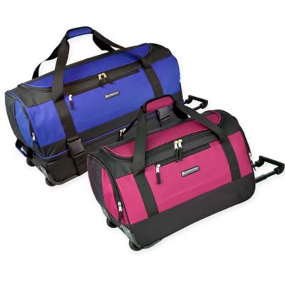 travelers club rolling duffel bag