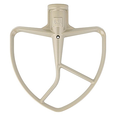 KitchenAid&reg; Coated Flat Beater for 7-Quart Stand Mixer in Beige. View a larger version of this product image.
