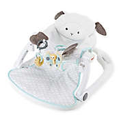 Fisher-Price&reg; Lamb Sit-Me-Up Floor Seat with Tray in White/Teal